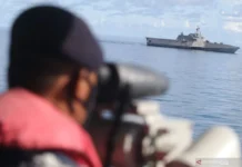 TNI AL Latihan Bersama China di Timur Taiwan
